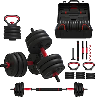 60 पाउंड समायोज्य डम्बल